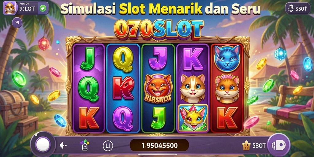 Gameplay menarik dari 070SLOT menampilkan mesin slot yang seru.