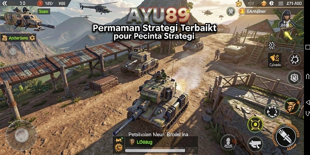 Tangkapan layar gameplay AYU89 menampilkan aksi strategi yang mendebarkan.