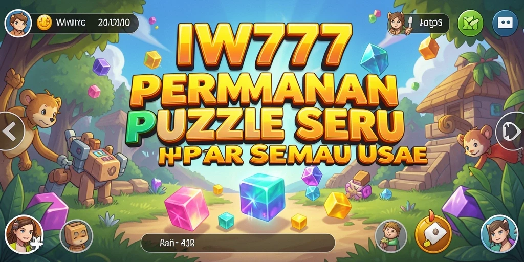 Tampilan gameplay IW777 dengan variasi puzzle yang menarik dan menantang.