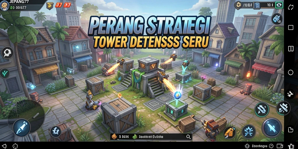 Screenshot gameplay <strong>JEPANG77</strong> menampilkan aksi pertahanan menegangkan dan strategi cerdas.