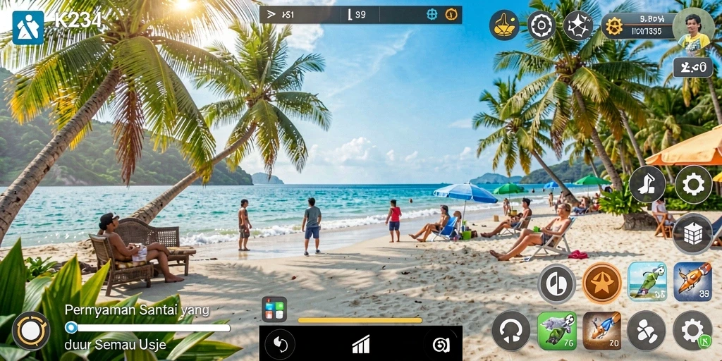 Screenshot gameplay K234 menampilkan keseruan dan tantangan permainan casual.