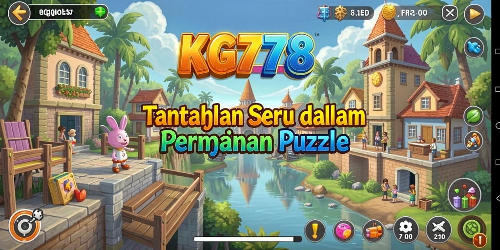 Tampilan screenshot KG778 menampilkan fokus pada gameplay Puzzle yang seru.
