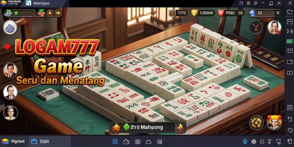 Tampilan gameplay LOGAM777 yang menarik dan penuh warna.