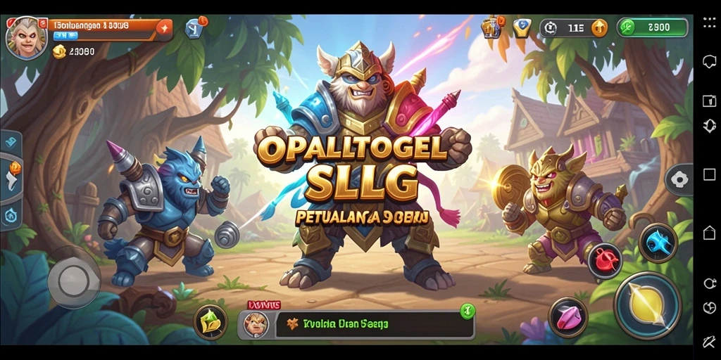 Tampilan menarik dari gameplay SLG OPALTOGEL.