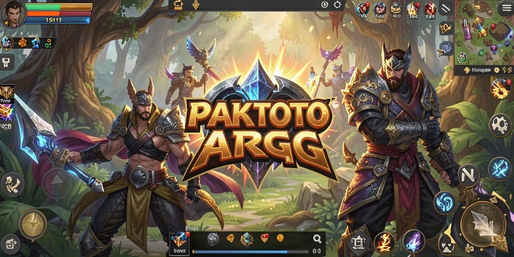 Screenshot menampilkan aksi pertempuran epik dalam PAKTOTO.