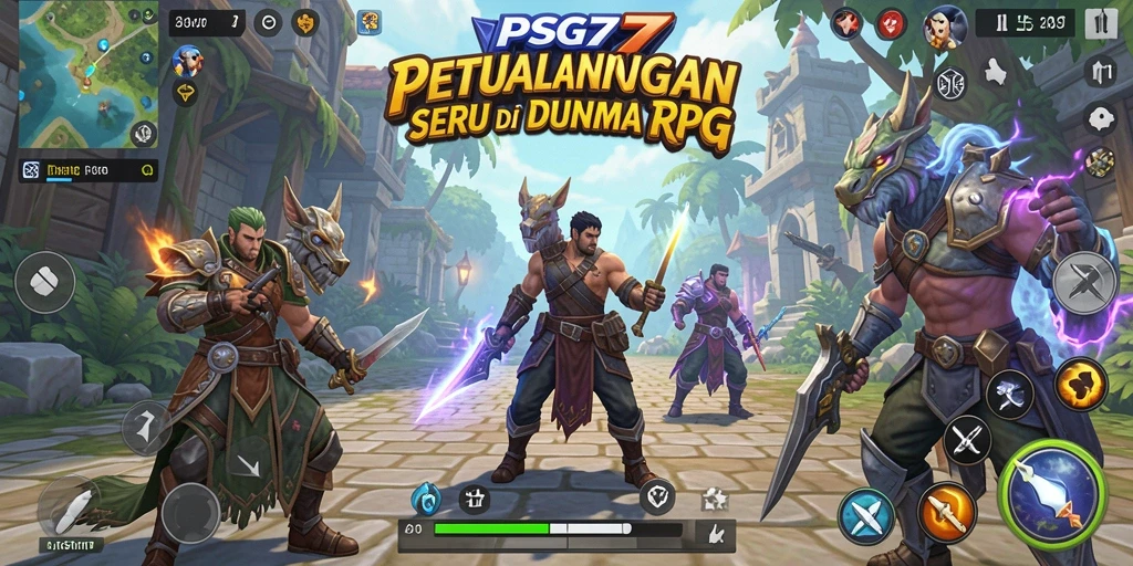 Gameplay RPG yang seru dan imersif di PSG77.