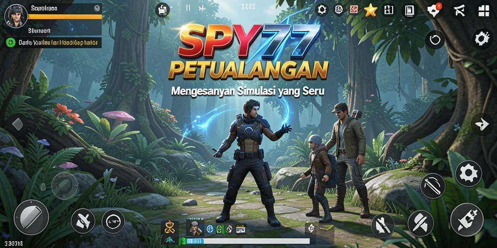 Gameplay SPY77 yang menantang dan seru.
